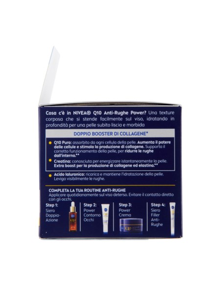 offerta Nivea Q10 Anti-Rughe Power Crema Notte Extra Rigenerante 50 ml