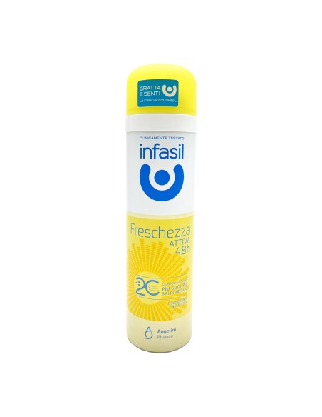 offerta Infasil Freschezza Attiva Deodorante Spray 48h No Alcool 150 ml
