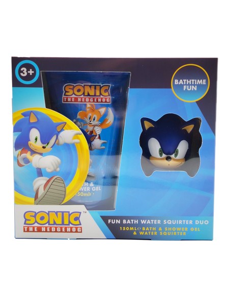 offerta Sonic Set Regalo Gel Doccia con Gioco Personaggio da Bagno