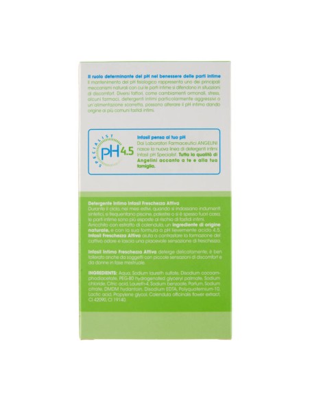 offerta Infasil Detergente Intimo Freschezza Attiva Antibatterico con Estratto di Calendula 200 ml