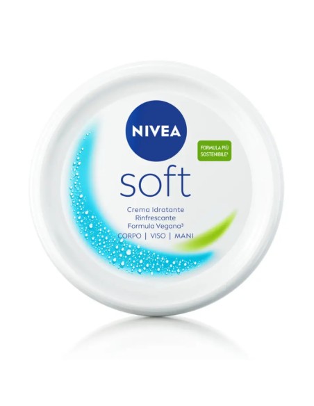 offerta Nivea Soft Crema Idratante Rinfrescante Corpo Viso Mani 200 ml