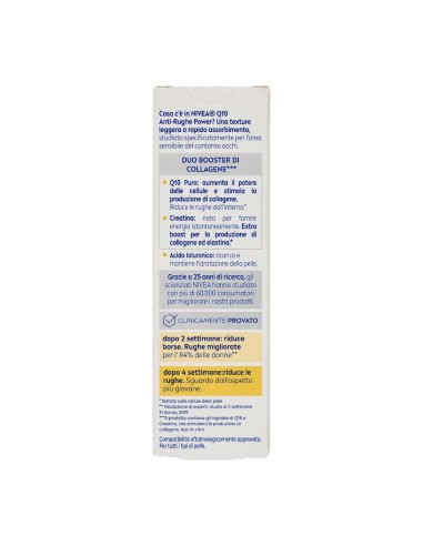 offerta Nivea Q10 Anti-Rughe Power Contorno Occhi Levigante 15 ml