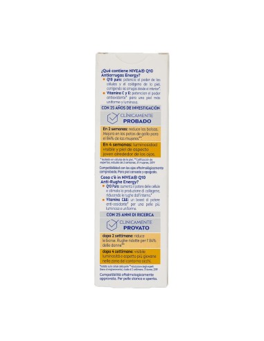 offerta Nivea Q10 Anti-Rughe Energy Contorno Occhi Illuminante con Vitamina C+E 15 ml