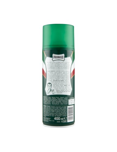 offerta Proraso Schiuma da Barba Rinfrescante con Olio di Eucalipto e Mentolo 400 ml