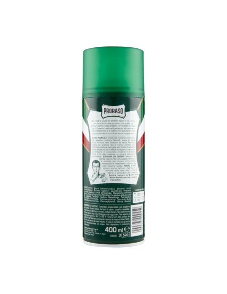 offerta Proraso Schiuma da Barba Rinfrescante con Olio di Eucalipto e Mentolo 400 ml