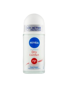 Nivea Dry Comfort Deodorante Roll-On Antibatterico Antitraspitante 50 ml