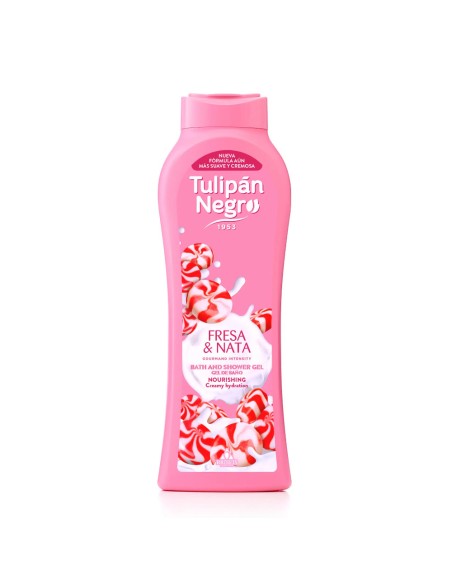 offerta Tulipan Negro Bagnoschiuma Fragranza Fragola e Panna 650 ml