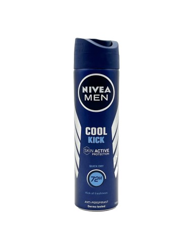 offerta Nivea Men Cool Kick Deodorante Spray Antitraspirante Senza Alcool Etilico 150 ml