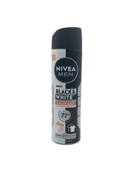 offerta Nivea Men Black and White Invisible Deodorante Spray Ultimate Impact 150 ml