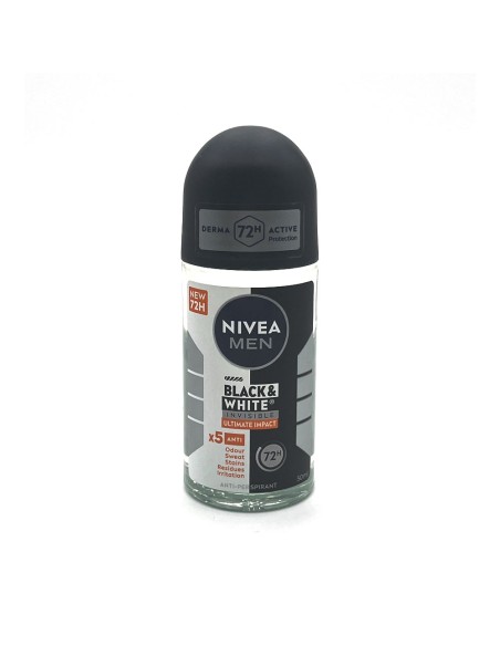 offerta Nivea Men Black and White Invisible Deodorante Roll-On Ultimate Impact 50 ml