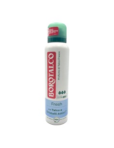 Borotalco Deodorante Spray Fresh con Talco a Cristalli Attivi Talco Fresco 150 ml