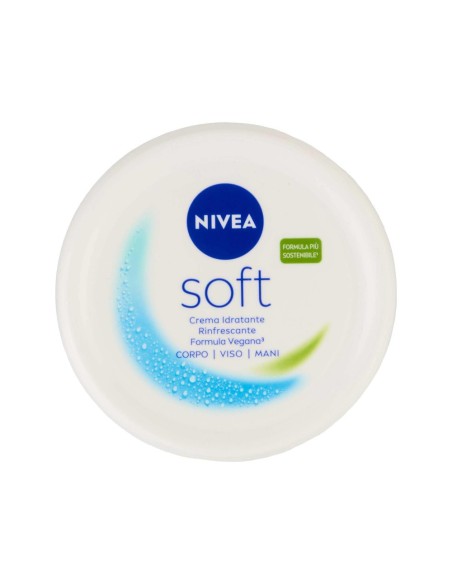 offerta Nivea Soft Crema Idratante Rinfrescante Corpo Viso Mani Mini Size 50 ml