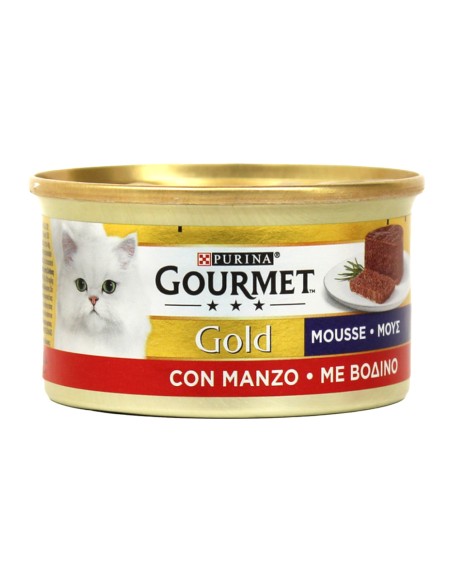 offerta Purina Gourmet Gold Cibo Umido per Gatti Mousse con Manzo 85 g
