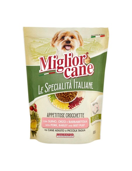 offerta Morando Migliorcane Le Specialità Italiane Crocchette con Suino Orzo e Barbabietola 800 g