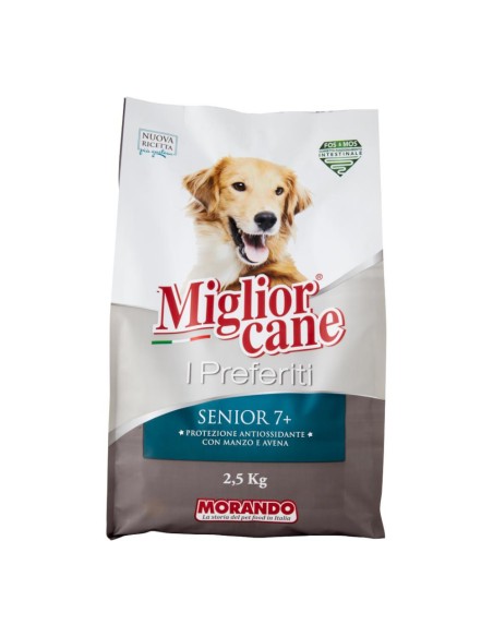 offerta Morando Migliorcane I Preferiti Senior Crocchette con Manzo e Avena 2,5 Kg