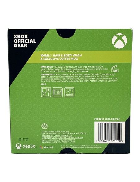offerta Xbox Set Regalo Shampoo e Doccia Gel 100 ml con Tazza in Ceramica