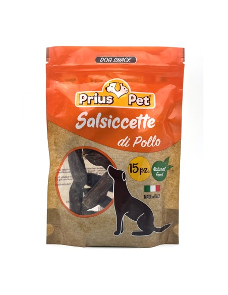 offerta Prius Pet Snack per Cani Salsiccette di Pollo 120 g