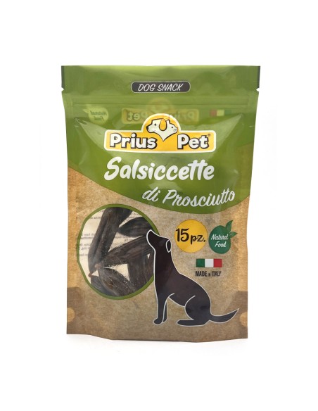 offerta Prius Pet Snack per Cani Salsiccette di Prosciutto 120 g