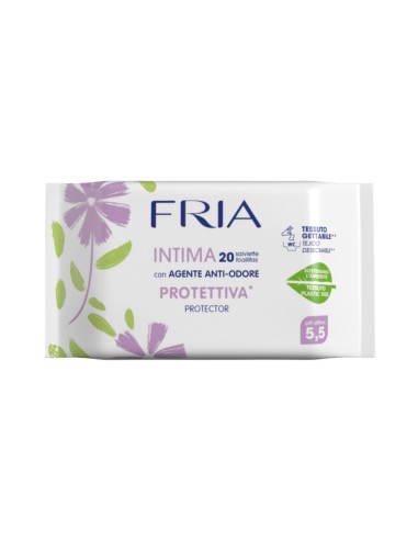 offerta Fria Salviette Igiene Intima Protettiva con Agente Anti-Odore 20 Pz