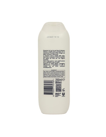 offerta Dimension by Lux Shampoo e Balsamo 2 in 1 per Capelli Secchi Estratto Olio Argan 250 ml