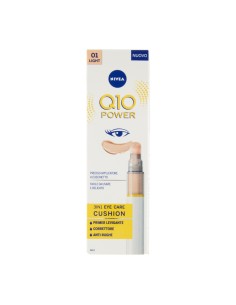 Nivea Q10 Power 3in1 Eye Care Cushion N.1 Light Correttore Applicatore a Cuscinetto 4 ml