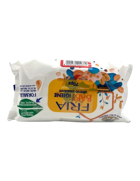 offerta Fria Baby Igiene Salviette per Neonati Formato Bipack Nutri-Milk e Olio di Argan 140 Pz