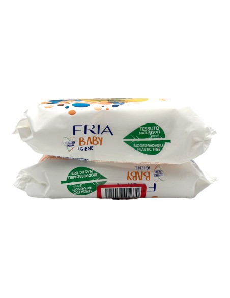 offerta Fria Baby Igiene Salviette per Neonati Formato Bipack Nutri-Milk e Olio di Argan 140 Pz
