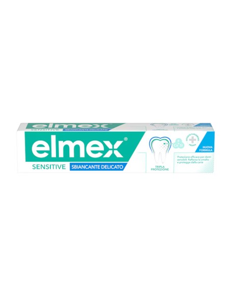offerta Elmex Sensitive Sbiancante Delicato Dentifricio Tripla Protezione 75 ml