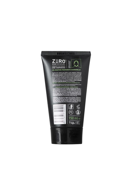 offerta Zero Headskincare Gel Rasatura Shaving Relax Testa e Viso 150 ml