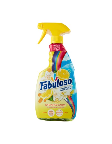 offerta Fabuloso Sgrassatore Profumoso Fragranza Freschezza Limone Multisuperficie 600 ml