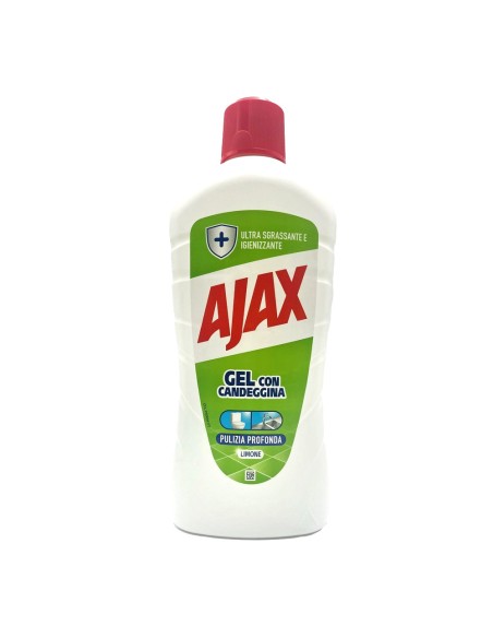 offerta Ajax Gel con Candeggina Detergente per Superfici Dure Fragranza Limone 950 ml