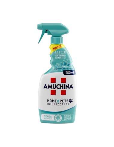 offerta Amuchina Home Pets Igienizzante Spray Rimuove Germi e Batteri 750 ml
