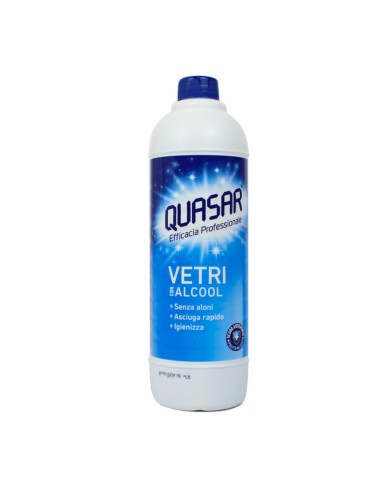 offerta Quasar Ricarica Detergente Vetri con Alcool Efficacia Professionale 580 ml