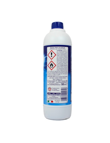 offerta Quasar Ricarica Detergente Vetri con Alcool Efficacia Professionale 580 ml
