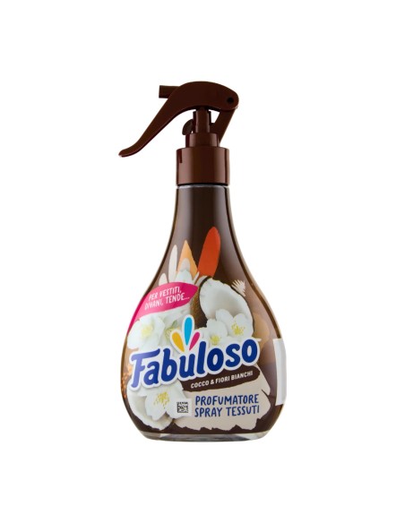 offerta Fabuloso Profumatore Spray Tessuti Fragranza Cocco e Fiori Bianchi 250 ml