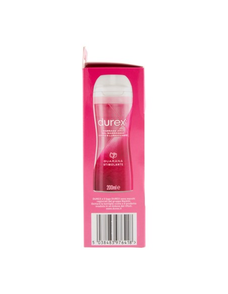 offerta Durex Massage 2in1 Gel Massaggio Corpo e Lubrificante Intimo Guaranà Stimolante 200 ml