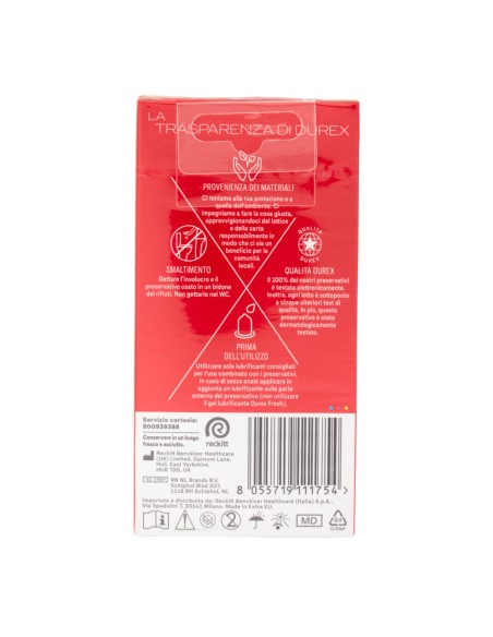 offerta Durex SuperSottile XL Preservativi Vestibilità Ampia Maggiore Sensibilità 10 Pz
