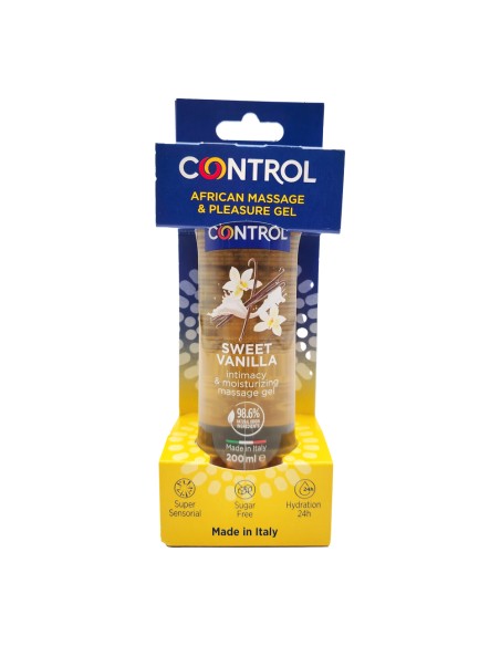 offerta Control Gel Massaggio Corpo e Lubrificante Intimo Sweet Vanilla 200 ml