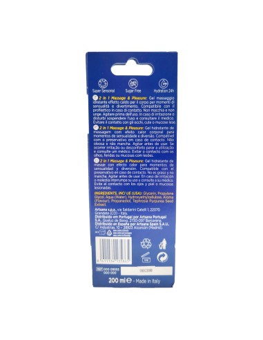 offerta Control Gel Massaggio Corpo e Lubrificante Intimo Sweet Vanilla 200 ml