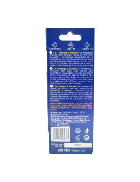 offerta Control Gel Massaggio Corpo e Lubrificante Intimo Sweet Vanilla 200 ml