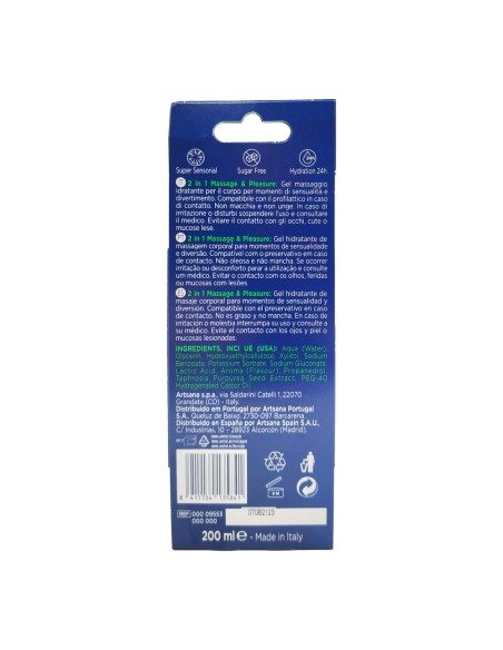 offerta Control Gel Massaggio Corpo e Lubrificante Intimo Exotic Escape 200 ml