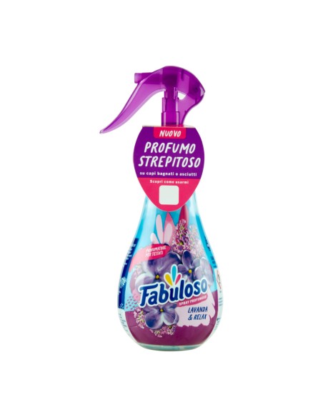 offerta Fabuloso Profumatore Spray Tessuti Fragranza Lavanda e Relax 250 ml offerta Fabuloso Profumatore Spray Tessuti Fragranza Lavanda e Relax 250 ml