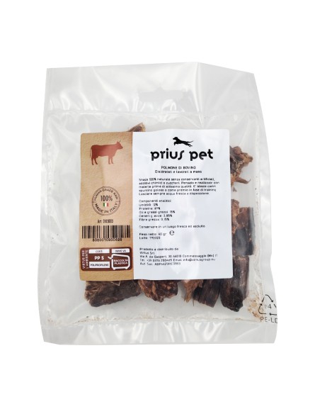 offerta Prius Pet Snack Masticativo per Cani Polmone di Bovino 40 g