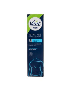 Veet Men Total Pro Crema Depilatoria Petto e Corpo Pelli... 2