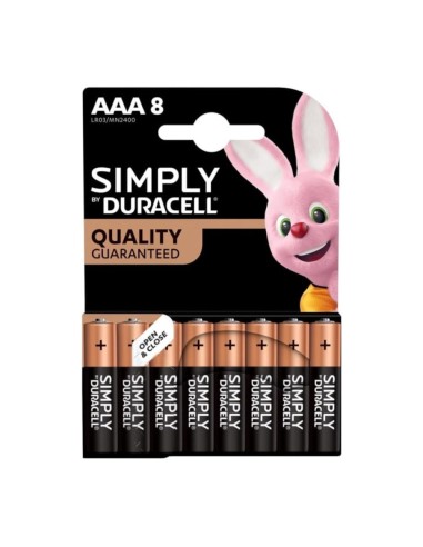 offerta Duracell Simply Ministilo AAA Tensione 1.5 V/B Alkaline 8 Batterie