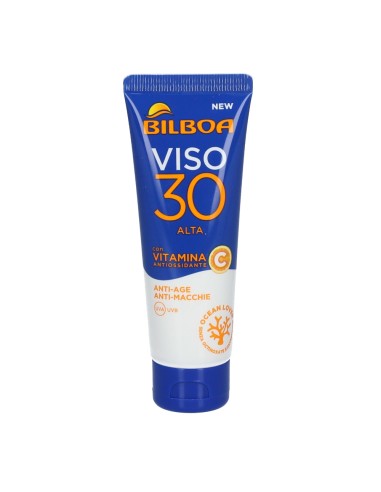 offerta Bilboa Crema Viso Spf 30 con Vitamina C Anti-Age e Anti-Macchie 50 ml