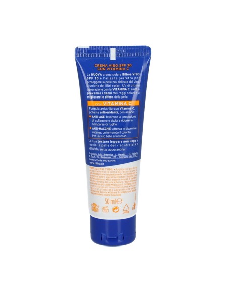 offerta Bilboa Crema Viso Spf 30 con Vitamina C Anti-Age e Anti-Macchie 50 ml