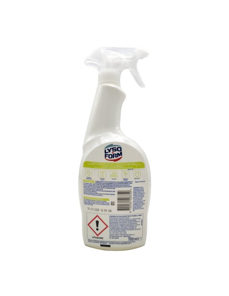 offerta Lysoform Spray Disinfetta e Pulisce Tutto in 1 Fragranza Tè Verde e Limone 700 ml