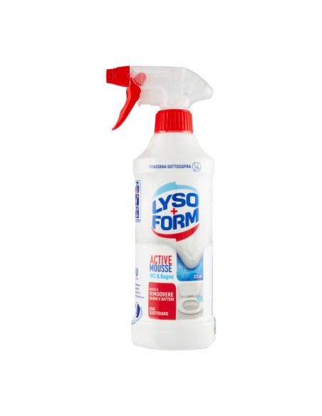 offerta Lysoform Spray Active Mousse Wc e Bagno Fragranza Ocean 435 ml