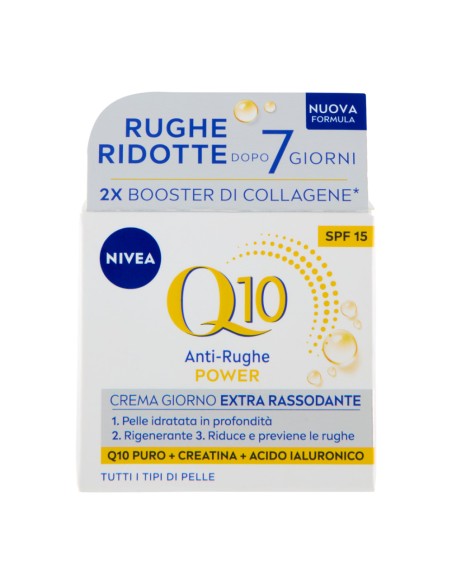 offerta Nivea Q10 Anti-Rughe Power Crema Giorno Extra Rassodante SPF15 50 ml